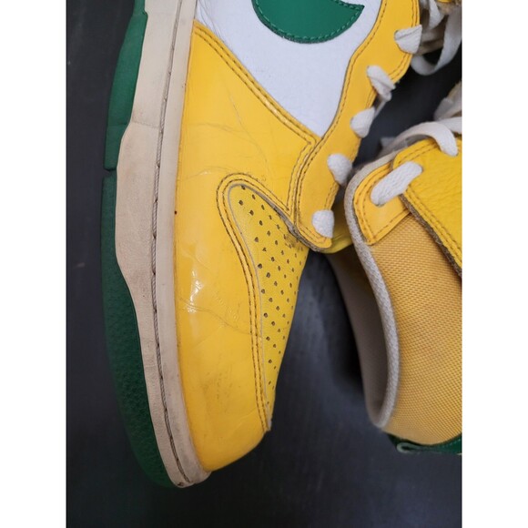 Nike Dunk High Yellow 317982-731 Men\'s Size 14 Pine Green Brazil  Packers